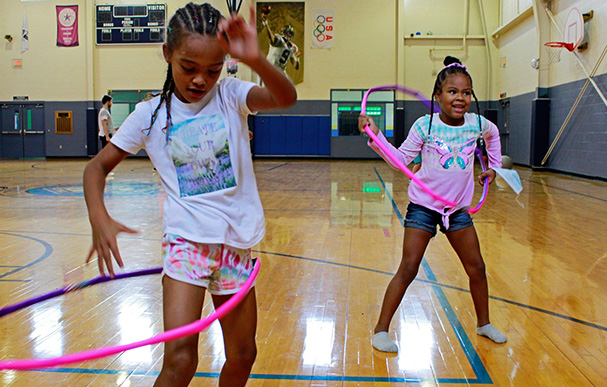 Springfield Boys & Girls Club kids playing in the gym. honor and memorial gifts image